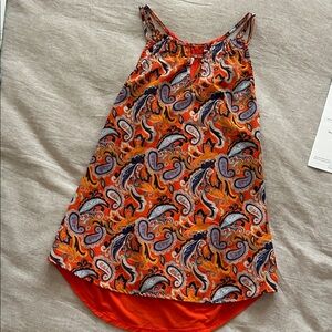 Market & Spruce Vibrant Paisley Tank Top